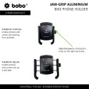 BOBO BM4 Jaw-Grip Bike / Cycle Phone Holder Motorcycle Mobile Mount