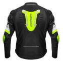 DSG RACE PRO V2 RIDING JACKET BLACK YELLOW FLUO