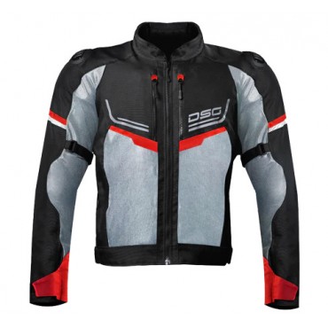 DSG AIRE RIDING JACKET BLACK GREY RED