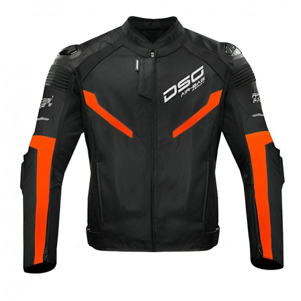 DSG RACE PRO V2 RIDING JACKET ORANGE FLUO BLACK