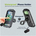 GRAND PITSTOP WATERPROOF MOBILE HOLDER HANDLEBAR MOUNT WITH 15W WIRELESS CHARGER