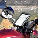 GRAND PITSTOP WATERPROOF MOBILE HOLDER HANDLEBAR MOUNT WITH 15W WIRELESS CHARGER