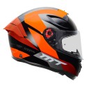 MT HUMMER AXN GLOSS FLUORESCENT ORANGE HELMET