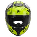 MT HUMMER BRAAP GLOSS BLACK HELMET