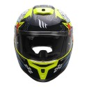 MT HUMMER BRAAP GLOSS FLUORESCENT YELLOW HELMET