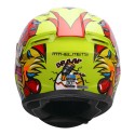 MT HUMMER BRAAP GLOSS FLUORESCENT YELLOW HELMET