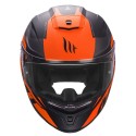 MT HUMMER BRAVE MATT ORANGE HELMET