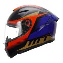 MT HUMMER BRICK GLOSS BLUE HELMET