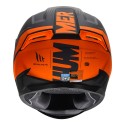 MT HUMMER BRICK MATT ORNGE HELMET