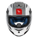 MT HUMMER CAPACITOR GLOSS WHITE HELMET