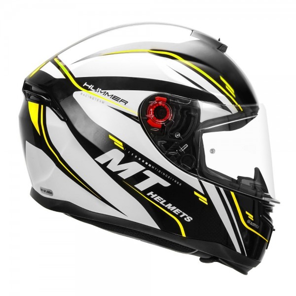 MT HUMMER CERO GLOSS FLUORESCENT YELLOW HELMET