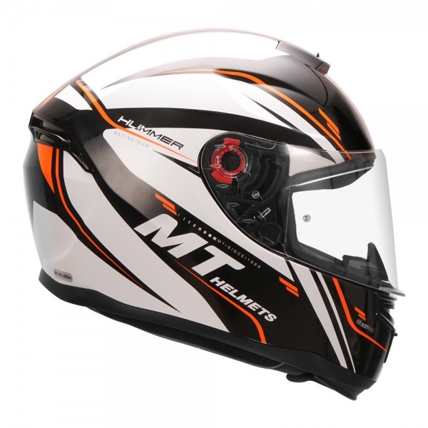 MT HUMMER CERO GLOSS ORANGE HELMET