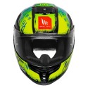 MT HUMMER JESTER GLOSS FLUORESCENT YELLOW HELMET