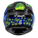 MT HUMMER JESTER GLOSS FLUORESCENT YELLOW HELMET