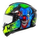 MT HUMMER JESTER GLOSS FLUORESCENT YELLOW HELMET