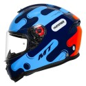 MT HUMMER LIQUER GLOSS BLUE HELMET