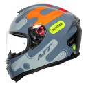 MT HUMMER LIQUER GLOSS ORANGE HELMET