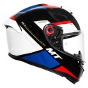 MT HUMMER MIR GLOSS BLUE RED HELMET