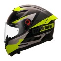 MT HUMMER QUO GLOSS FLUORESCENT YELLOW HELMET