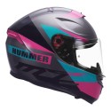 MT HUMMER QUO GLOSS PINK HELMET