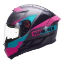 MT HUMMER QUO GLOSS PINK HELMET