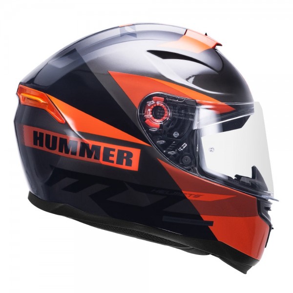 MT HUMMER QUO GLOSS RED HELMET