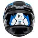 MT HUMMER SCRATCH GLOSS BLUE HELMET