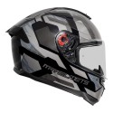 MT HUMMER SCRATCH GLOSS GREY HELMET