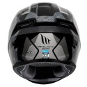 MT HUMMER SCRATCH GLOSS GREY HELMET