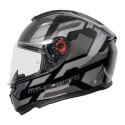 MT HUMMER SCRATCH GLOSS GREY HELMET