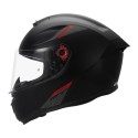 MT HUMMER SOLID MATT BLACK HELMET