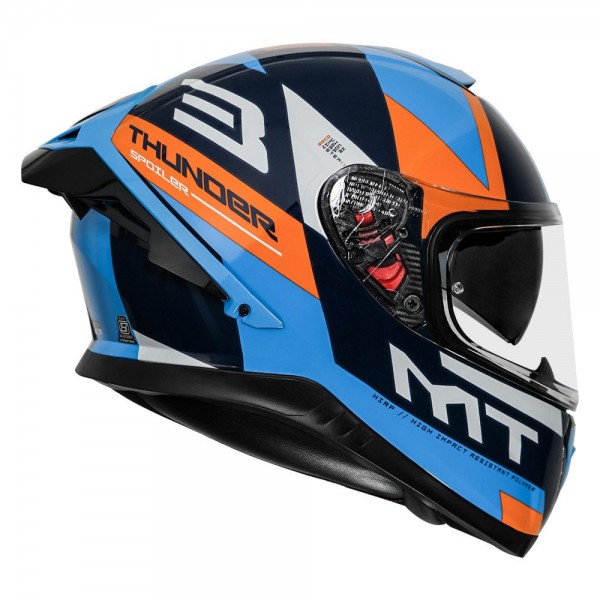 MT THUNDER3 PRO CALIPSO GLOSS BLUE HELMET