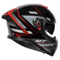 MT THUNDER3 PRO DAMER GLOSS RED BLACK HELMET