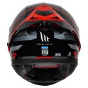 MT THUNDER3 PRO DAMER GLOSS RED BLACK HELMET