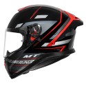 MT THUNDER3 PRO DAMER GLOSS RED BLACK HELMET