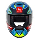 MT THUNDER3 PRO DIOGO MOREIRA GLOSS BLUE GREEN HELMET