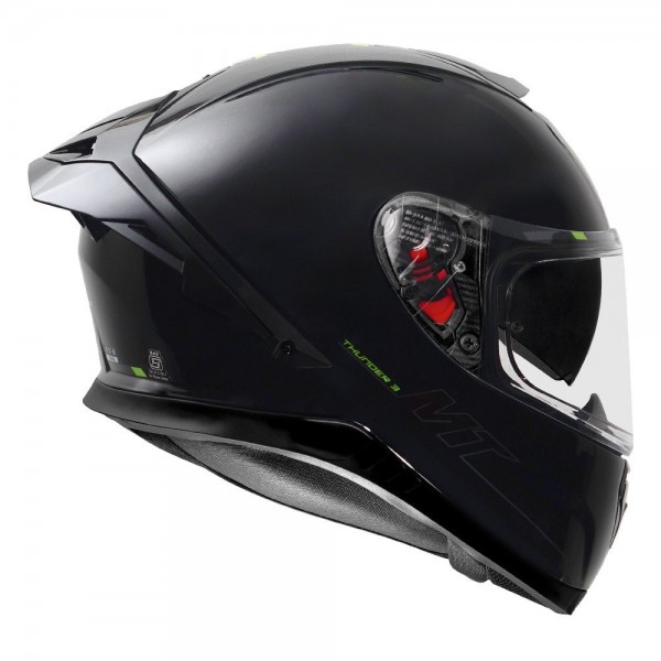 MT THUNDER3 PRO SOLID GLOSS BLACK HELMET