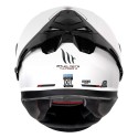 MT THUNDER3 PRO SOLID WHITE HELMET