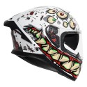 MT THUNDER3 PRO YARN GLOSS WHITE HELMET