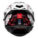 MT THUNDER3 PRO YARN GLOSS WHITE HELMET