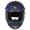 MT THUNDER3 PRO DAMER MATT BLUE HELMET