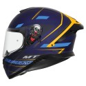 MT THUNDER3 PRO DAMER MATT BLUE HELMET