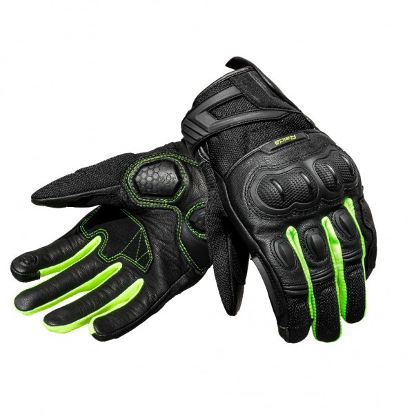 RAIDA AIRWAVE RIDING GLOVES HI VIZ