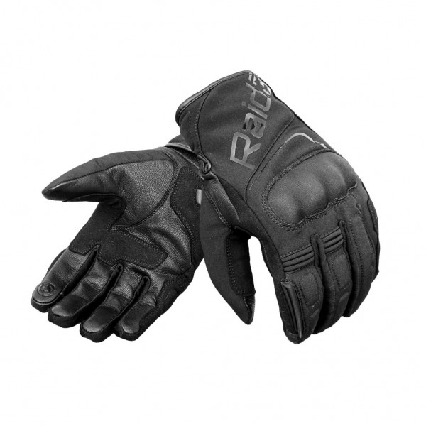 RAIDA AQDRY WATERPROOF RIDING GLOVES BLACK