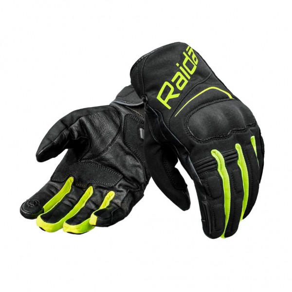 RAIDA AQDRY WATERPROOF RIDING GLOVES HI VIZ