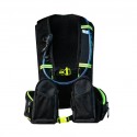 RAIDA HYDRATION BACKPACK-ULTRA BLACK/HI-VIZ