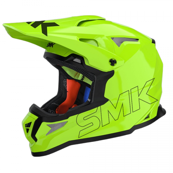 SMK ALLTERRA GLOSS HI VIZ YELLOW (GL420) HELMET