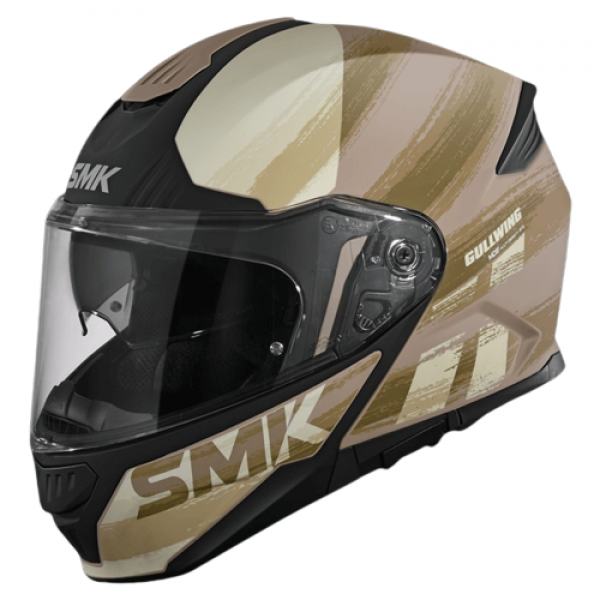 SMK GULLWING TOURLEADER GLOSS DESERT GREY (GL747) HELMET 