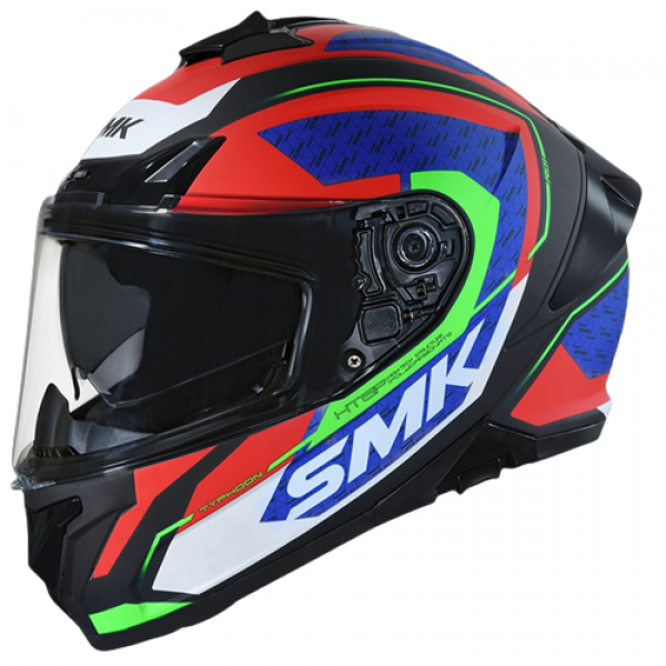 SMK TYPHOON RD1 MATT BLACK RED BLUE (MA235) HELMET