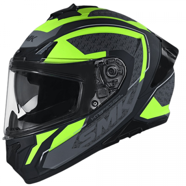 SMK TYPHOON RD1 MATT BLACK YELLOW GREY (MA246) HELMET